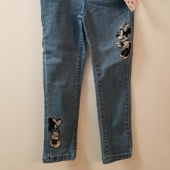 Disney Bottoms Minnie Mouse Jeans With Embroidered Minnie And
